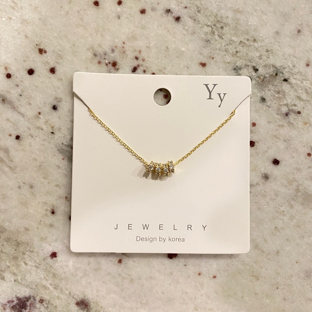 Gold Filled CZ Necklace
